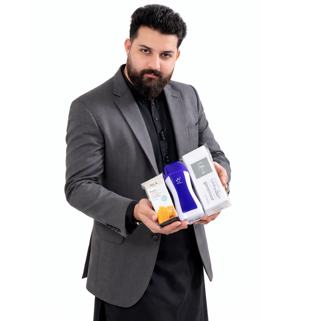 Professional Roll-On-Wax  Hair Removal Kit Dual side Heat (1-Year Warranty)