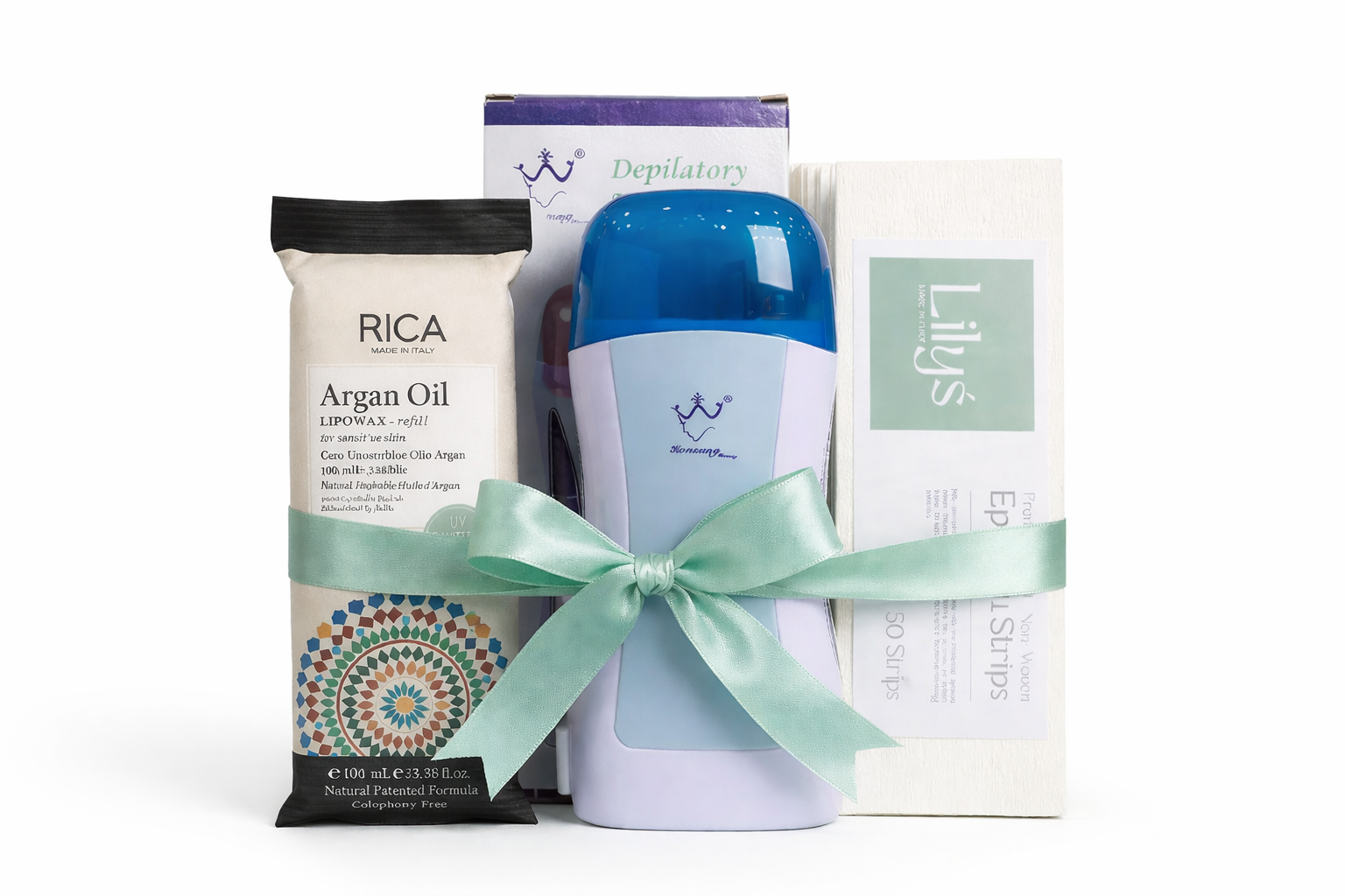 Professional Roll-On-Wax  Hair Removal Kit Dual side Heat (1-Year Warranty)